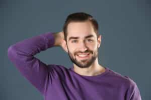 Man with full hair aftr NeoGraft hair restoration in Washington, D.C