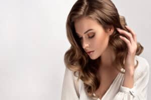 Postpartum woman with thick hair after NeoGraft Hair Restoration in Washington, DC