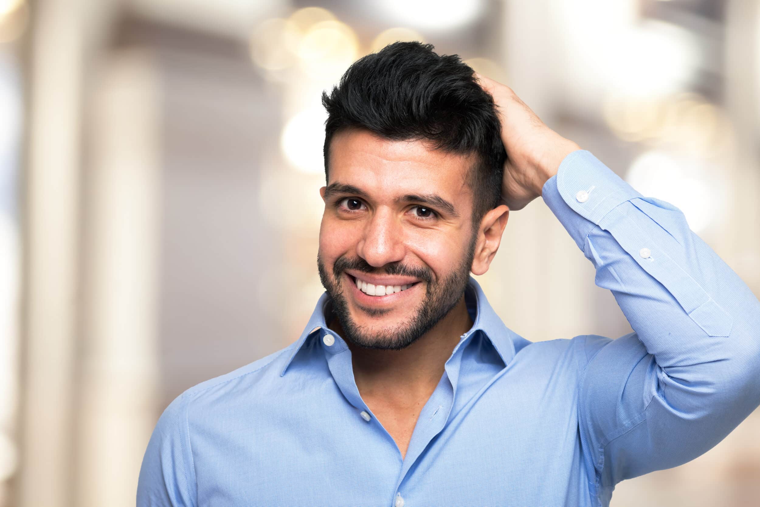 Man with thick head of hair after NeoGraft Hair Restoration in Washington, DC
